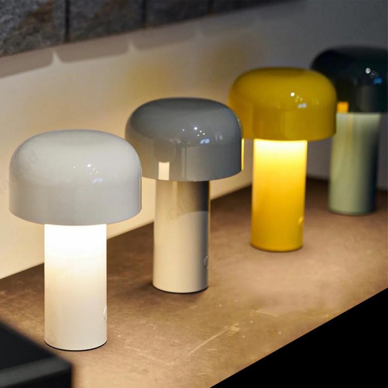 USB Mushroom Table Lamp - Touch-Sensitive Lighting