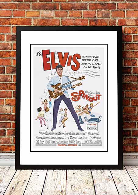Elvis 'Spinout' Framed Movie Poster!