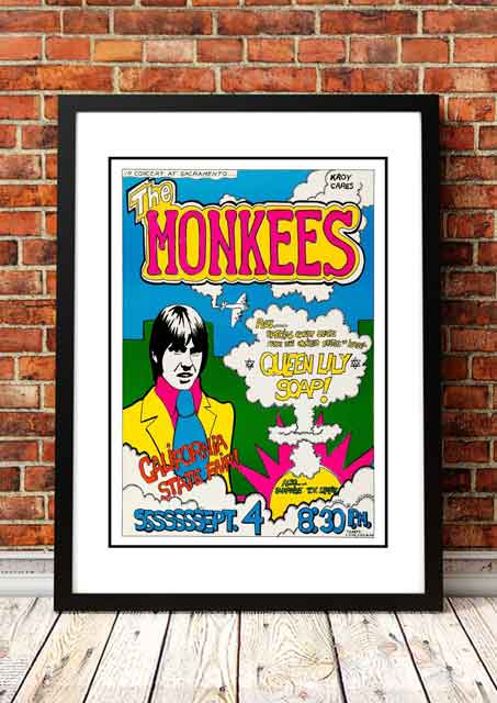 The Monkees ‘California State Fair’ Sacramento, USA Concert Poster 1969