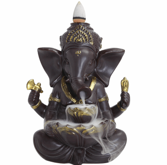 Ganesha Backflow Incense Burner | Elephant God