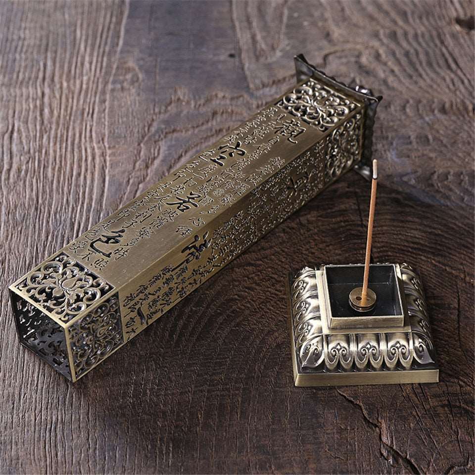 Antique Vertical Ceremonial Incense Stick Burner