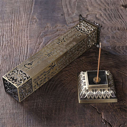 Antique Vertical Ceremonial Incense Stick Burner