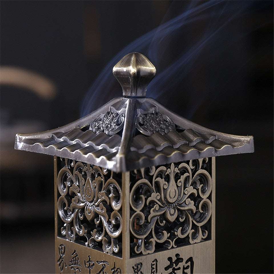 Antique Vertical Ceremonial Incense Stick Burner