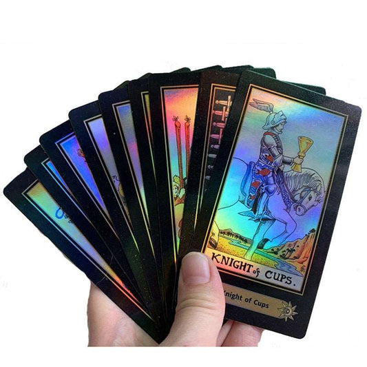 Holographic Tarot Card Deck - 78 Pieces