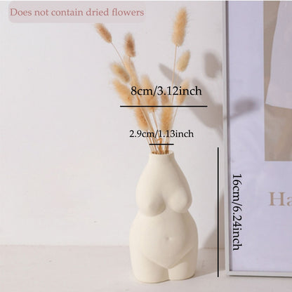 Ceramic Body Art Abstract Vases - Curve Queens