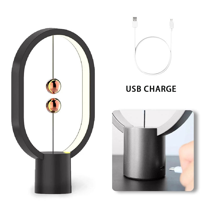 Interactive Magnetic -  USB Rechargeable Lamp