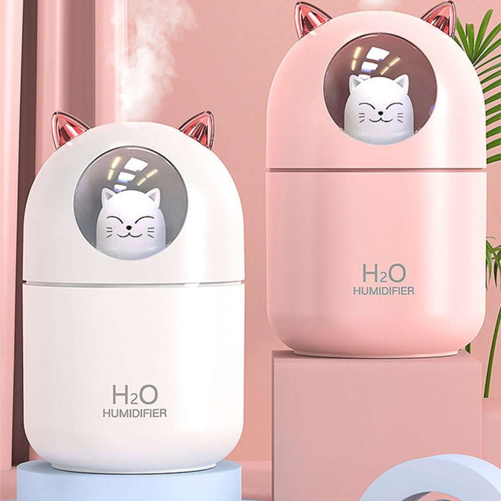 LED Kitten Bubble Humidifier - USB Powered