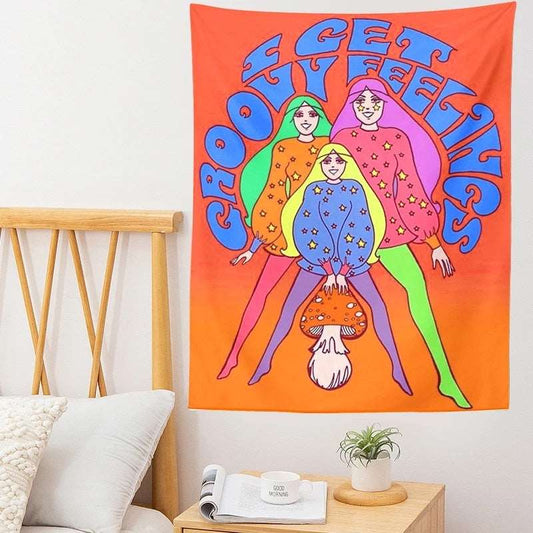 80s Aesthetic Tapestry - I Get Groovy Feelings!