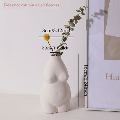 Ceramic Body Art Abstract Vases - Curve Queens