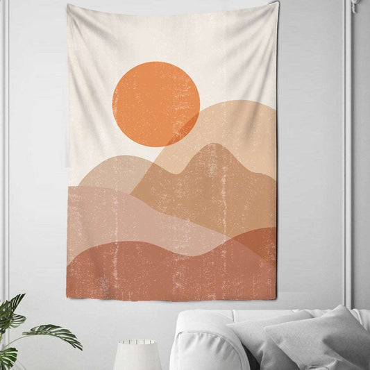 Warm Tapestry - Minimalistic Sunset
