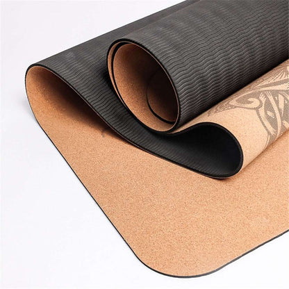 Natural Cork Yoga Mat - Sarah