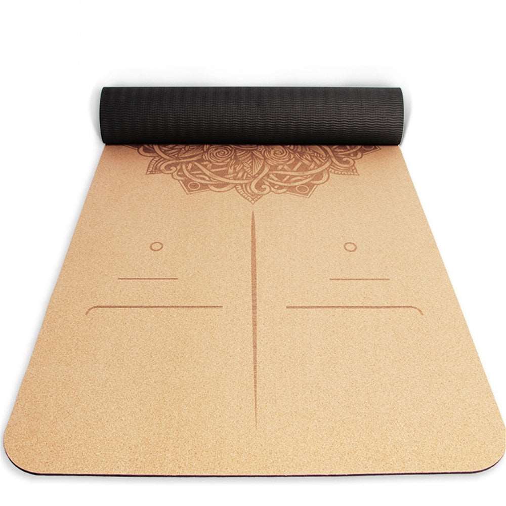 Natural Cork Yoga Mat - Sarah