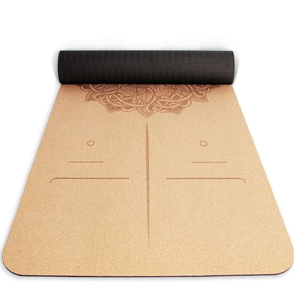 Natural Cork Yoga Mat - Sarah