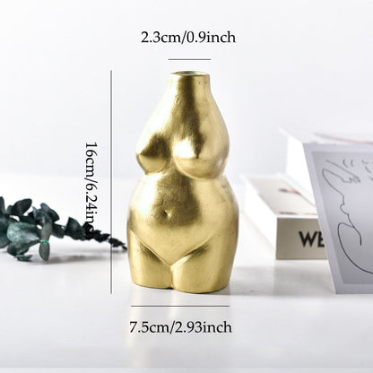 Ceramic Body Art Abstract Vases - Curve Queens
