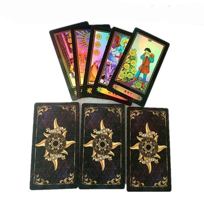 Holographic Tarot Card Deck - 78 Pieces
