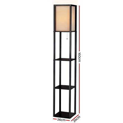 Artiss Floor Lamp 3 Tier Shelf Storage LED Light Stand Home Room
