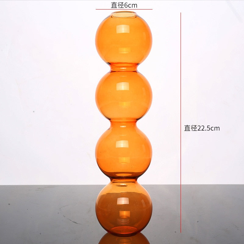 Nordic Glass Vase - Home Decor & Living Room Decoration