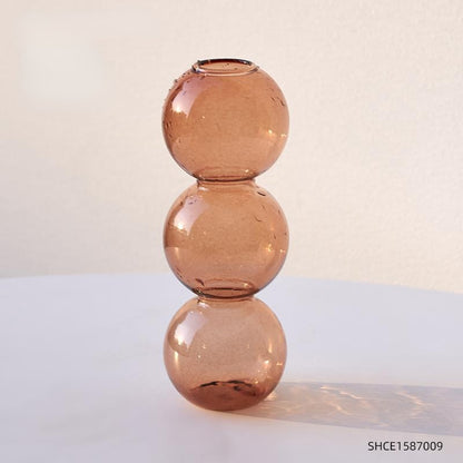 Nordic Glass Vase - Home Decor & Living Room Decoration