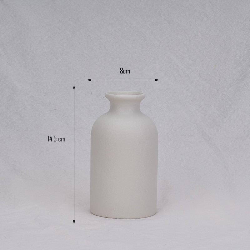 Minimalist  3-Piece Nordic Ceramic Vase Set
