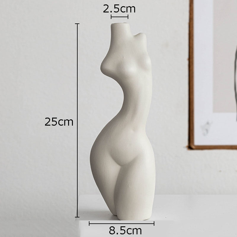 Ceramic Vase - Human Body Modelling Nordic Home Decoration