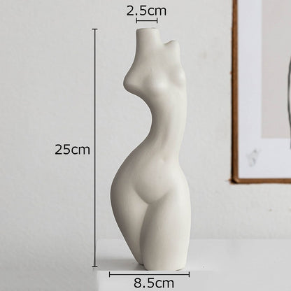 Ceramic Vase - Human Body Modelling Nordic Home Decoration