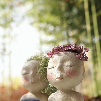 Creative Face Flower Pot - Bringing Nature and Art Together