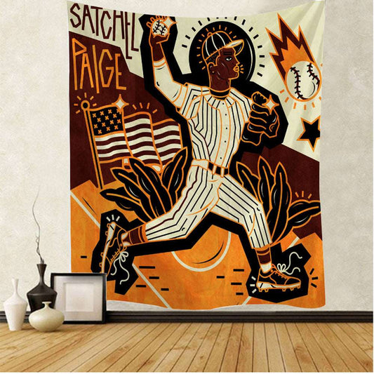 Abstract Tapestry - Satchel Paige