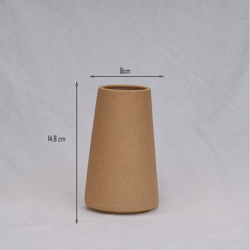 Minimalist  3-Piece Nordic Ceramic Vase Set