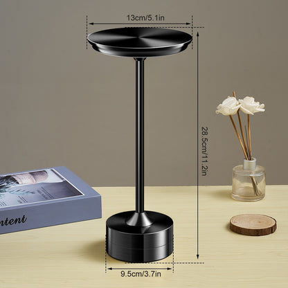 Machined Modern - Touch-Sensitive LED Rechargeable Lamp