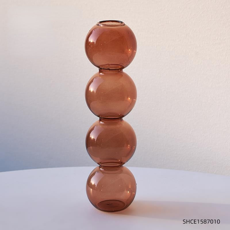 Nordic Glass Vase - Home Decor & Living Room Decoration