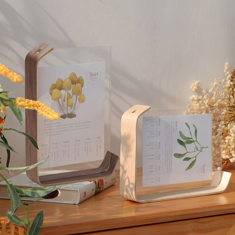 Wooden glass Photo Frame