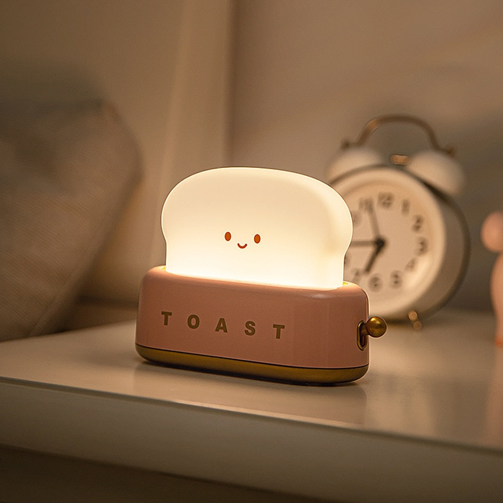 Toaster LED Cute Night Light - USB Rechargeable