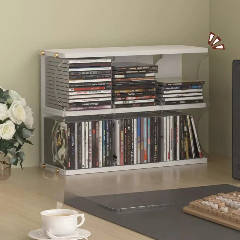 Modular Acrylic CD Desktop Storage Rack