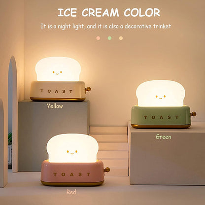 Toaster LED Cute Night Light - USB Rechargeable