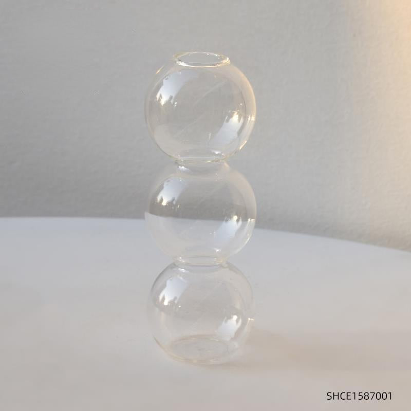 Nordic Glass Vase - Home Decor & Living Room Decoration