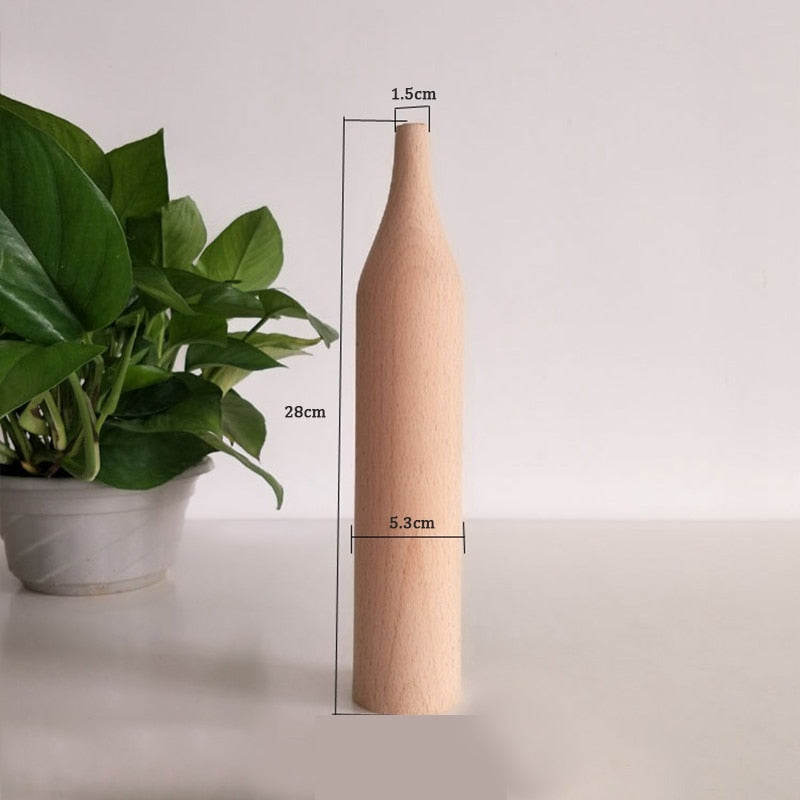 Wooden Vases for the Minimalist - Nature Inside