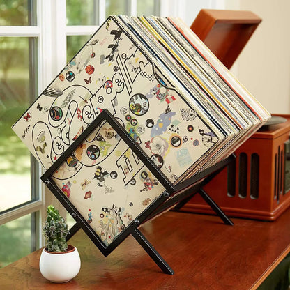 Matte Black "Archive" Vinyl Cradle