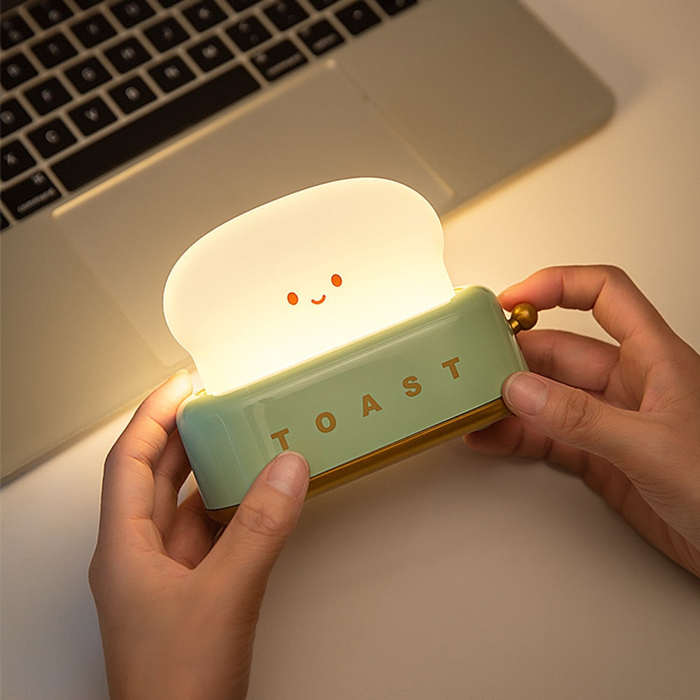 Toaster LED Cute Night Light - USB Rechargeable