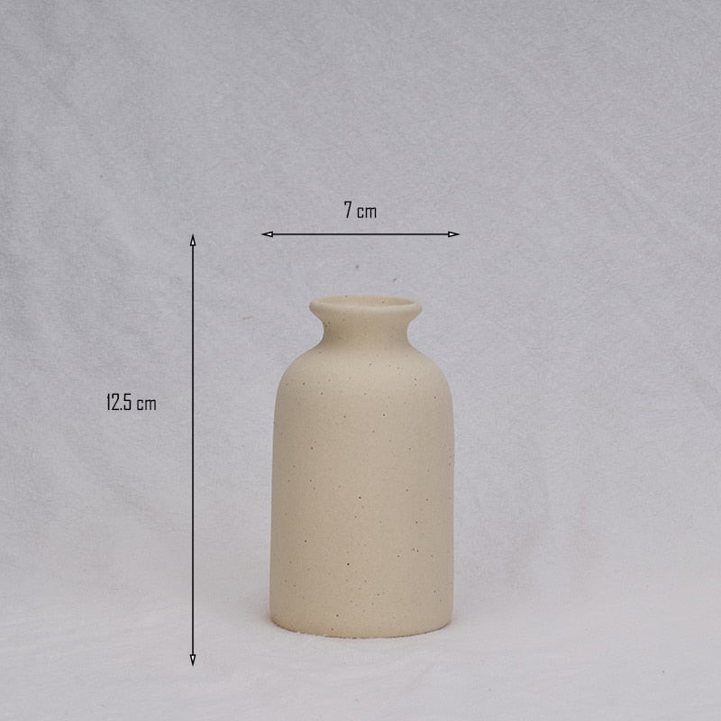 Minimalist  3-Piece Nordic Ceramic Vase Set