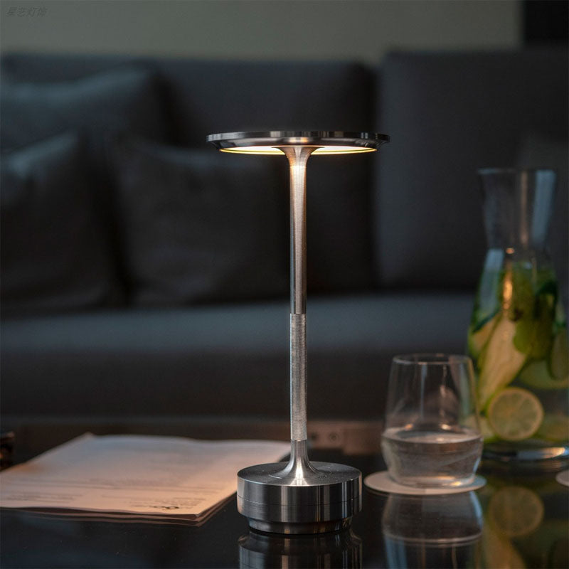 Machined Modern - Touch-Sensitive LED Rechargeable Lamp