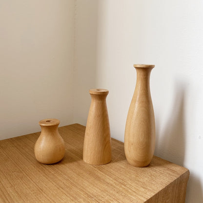 Wooden Vases for the Minimalist - Nature Inside