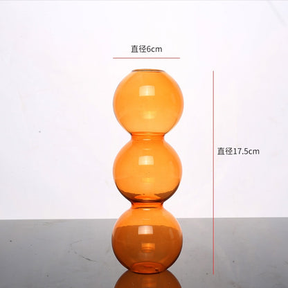 Nordic Glass Vase - Home Decor & Living Room Decoration