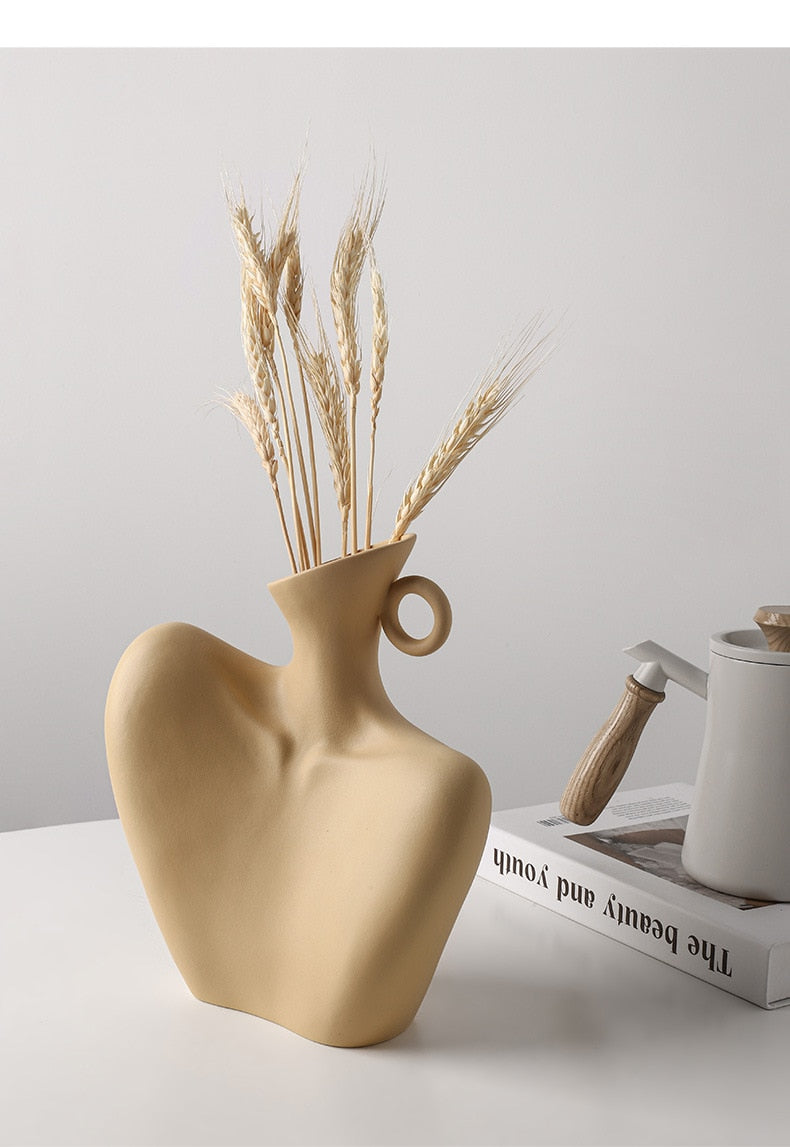 Creative Human Body Vase for Artful Home Decoration