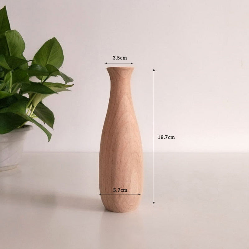 Wooden Vases for the Minimalist - Nature Inside