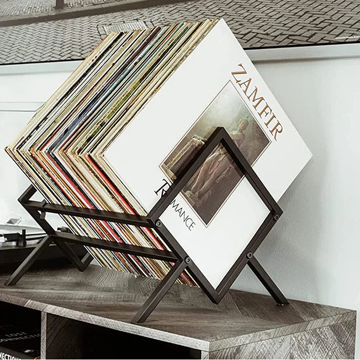 Matte Black "Archive" Vinyl Cradle
