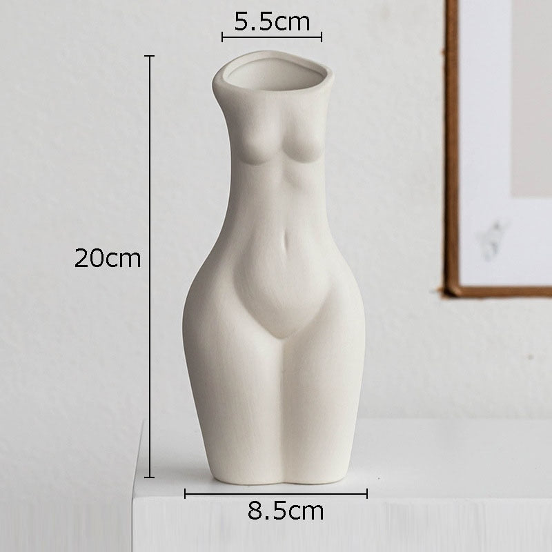 Ceramic Vase - Human Body Modelling Nordic Home Decoration