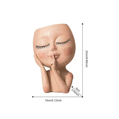 Creative Face Flower Pot