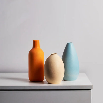 Astral Ceramic Vase Set (3pcs) - Coloured