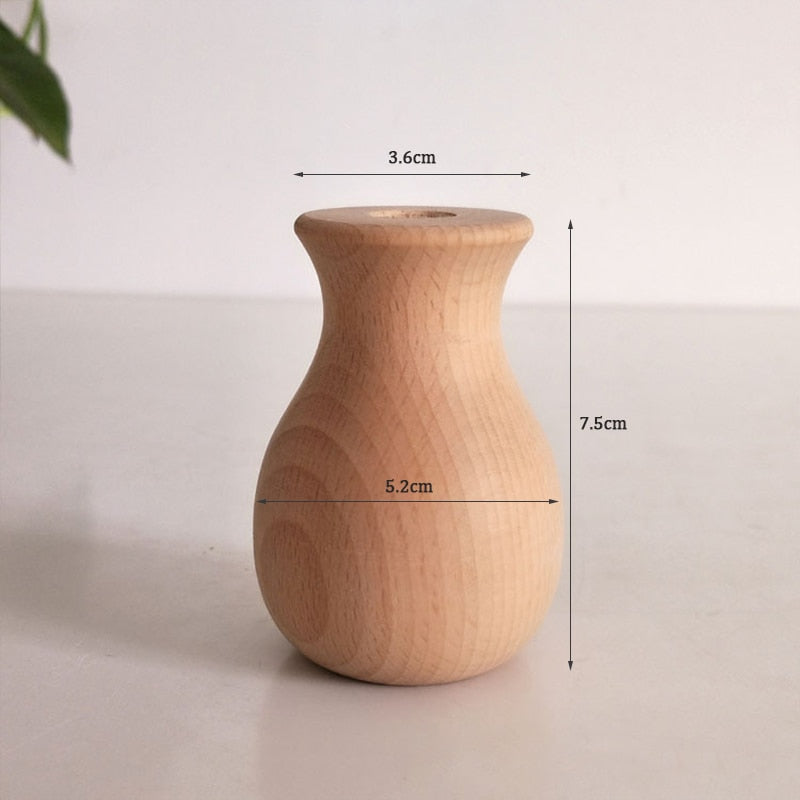 Wooden Vases for the Minimalist - Nature Inside