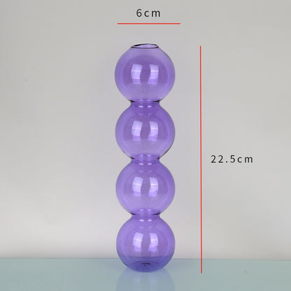 Nordic Glass Vase - Home Decor & Living Room Decoration